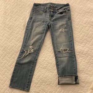American Eagle Denim Capris
